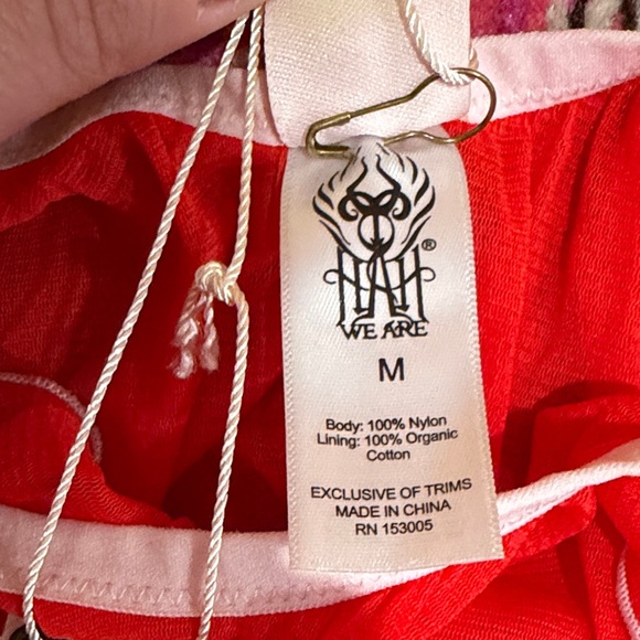 Red Ruffle Bikini Panty - Women's Intimates - Picture 6 of 8